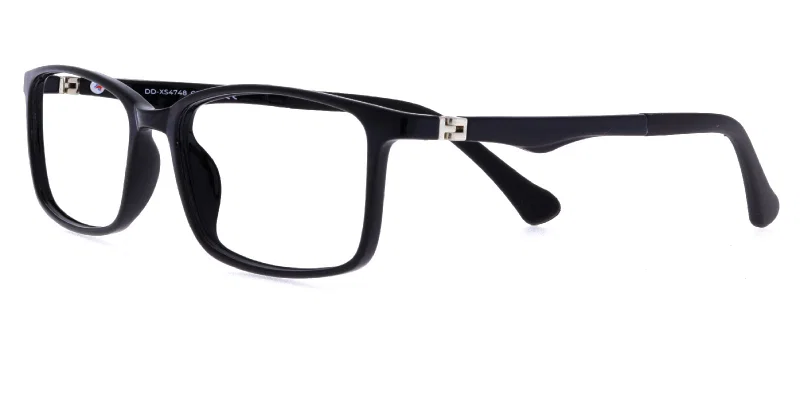 Rame ochelari copii DD XS 4748 c2 Success negre, vedere frontală