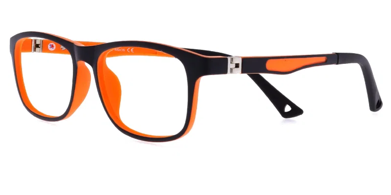 Rame ochelari copii AE XS 4751 c2 Success negru și portocaliu