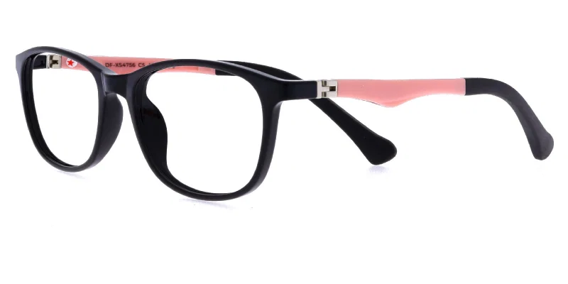 Rame de ochelari copii DF XS 4756 c5 Success în culorile negru și roz