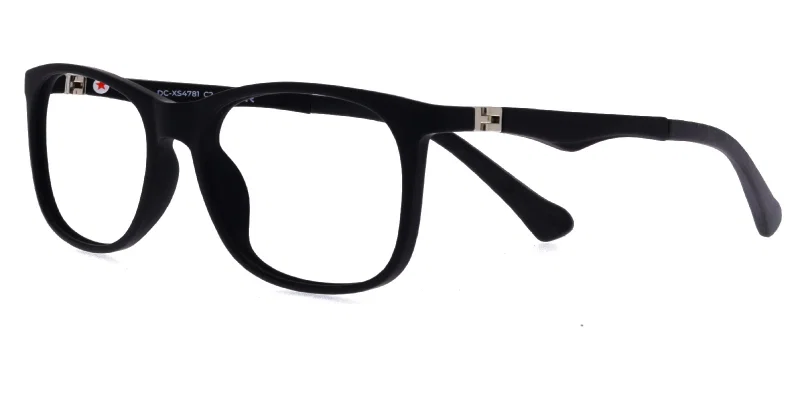 Rame de ochelari copii DC XS 4781 c2 Success negre, vedere frontală