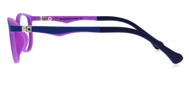 Detaliu ramă de ochelari copii BK XS 4779 c2 Success, model full rim