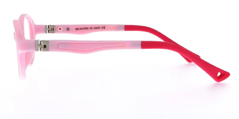 Detaliu ramă ochelari BB XS 4780 c5 Success roz