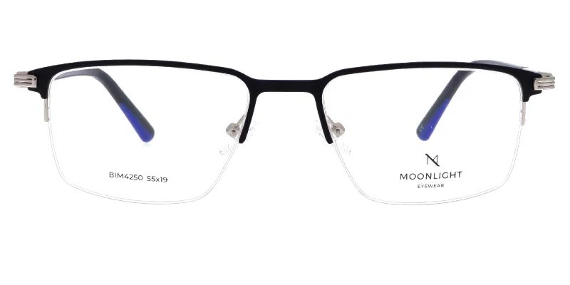 BIM 4250 c2 Moonlight, ramă metalică unisex cu montură semi-ramă