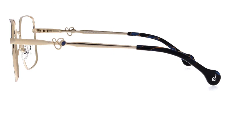 Rame de ochelari Sonata CHST 4660 c1, model auriu și bleumarin