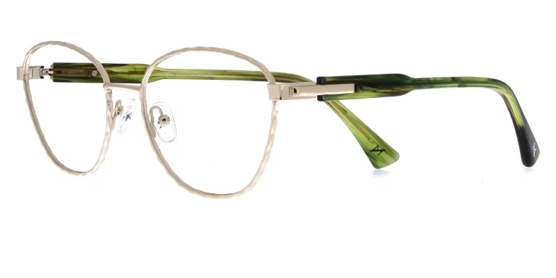 Rame de ochelari BIM 4259 c1 Moonlight, metalice, auriu și verde