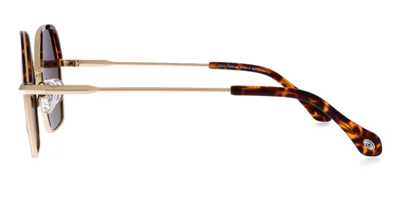 Detaliu ochelari de soare femei YM 4207 c2 Moonlight, ramă metalică