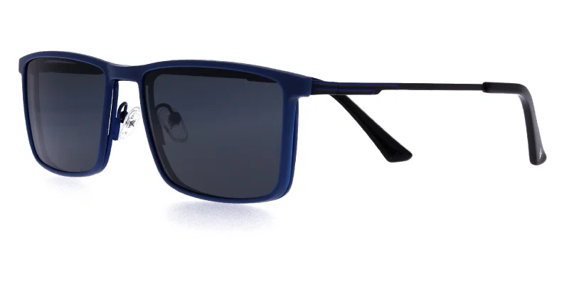 Ramă metalică clip-on M 4258 c2 Moonlight în negru și bleumarin