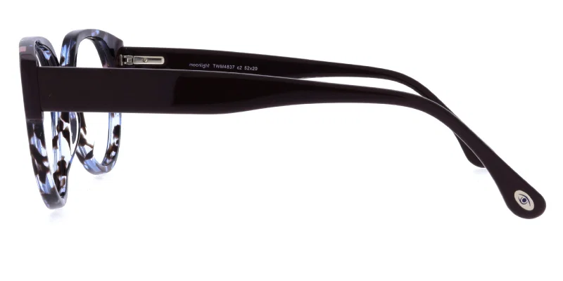 Ramă de ochelari Moonlight TWM 4837 c2 în culorile negru și albastru