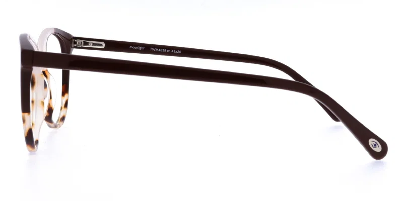 Ochelari TWM 4839 c1 Moonlight pentru femei, combinație de culori bleumarin și alb