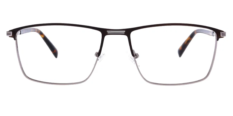 Rame TWP 4461 c3 Prime full rim, combinație maro și argintiu, vedere laterală
