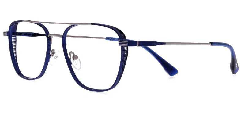 Rame de vedere GLP 4471 c3 Prime pentru bărbați, navy blue și argintiu