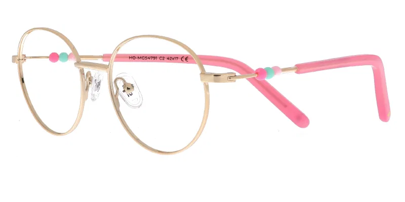 Rame de ochelari copii HO MGS 4791 c2 Success auriu și roz
