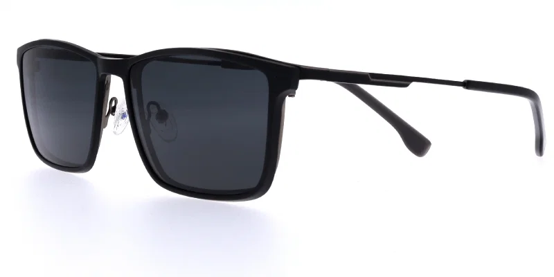 Ramă BIP 4431 c3 Prime clip-on, negru și gri, vedere frontală