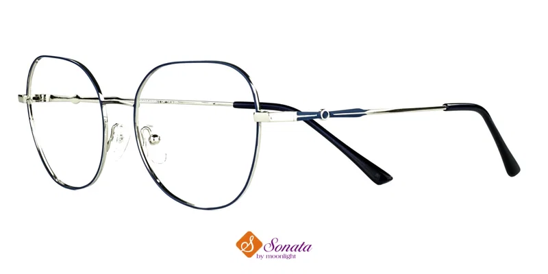 Ramă de ochelari damă ST 0018 c4 Sonata albastru și argintiu