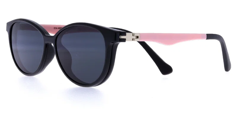 Rame CN XS 5751 c4 Success clip-on pentru copii, negru și roz