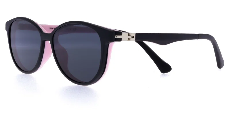 EO XS 5753 c2 Success ramă clip on pentru copii, negru și roz