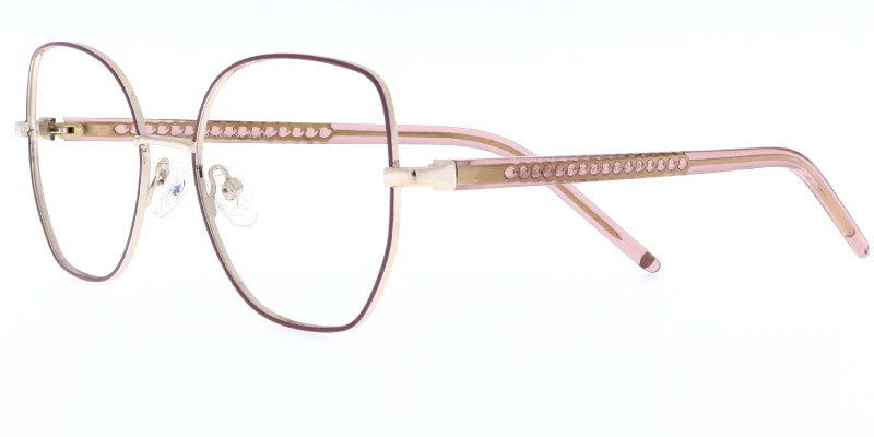 Rame de ochelari BIST 4605 c2 Sonata, metalice, auriu și violet