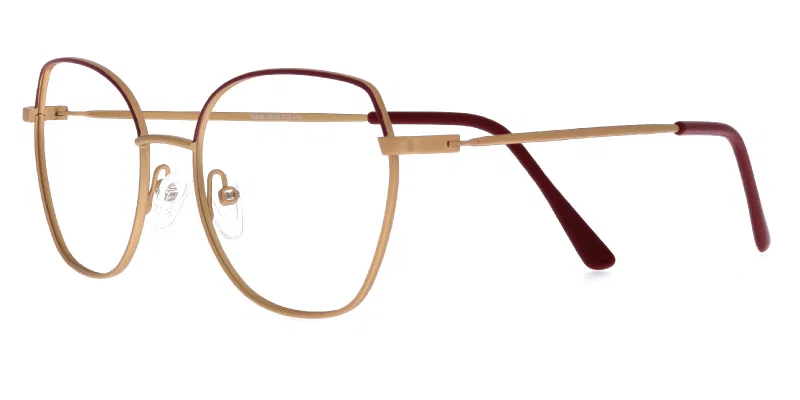 Rame de ochelari ST 0103 c3 Sonata, metal, claret și auriu