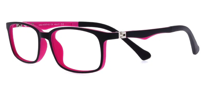 Rame de ochelari pentru copii DB XS 5743 c5 Success, negru și roz
