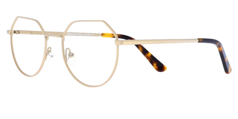 Rame de ochelari MN 0111 c3 Moonlight aurii, vedere frontală