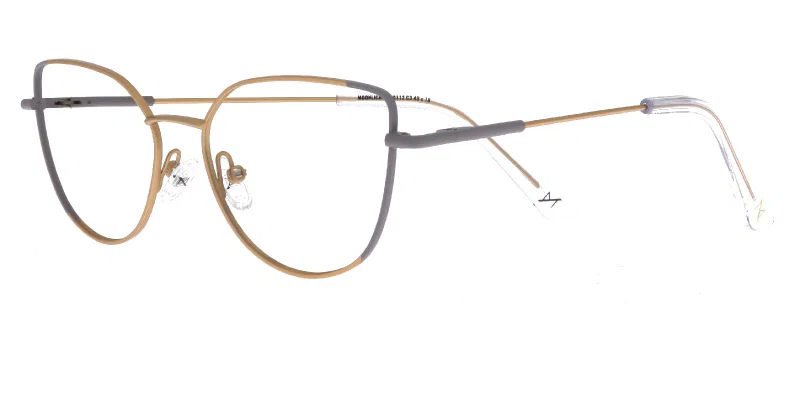 Rame de ochelari MN 0112 c3 Moonlight aurii și gri, vedere frontală