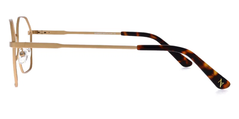 Detaliu ramă completă metalică aurie MN 0114 c1 Moonlight