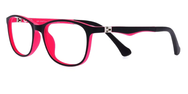 Rame de ochelari copii DF XS 5744 c5 Success, negru și roz