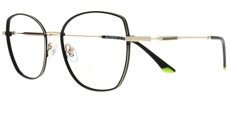 Rame de ochelari GLST 5619 c2 Sonata, metalice, aurii și verzi
