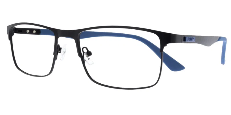 Ramă MP 5450 c4 Prime pentru bărbați, metalică full rim, negru și albastru