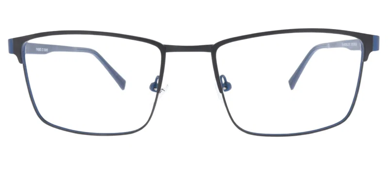Rama de ochelari metalică YM 5812 c1 Moonlight, detaliu montură integrală