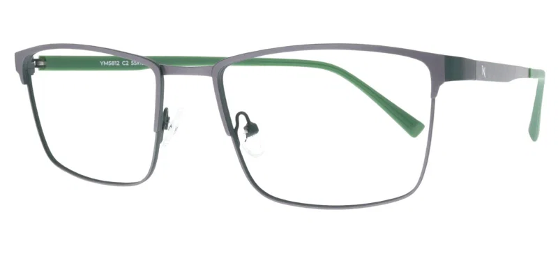 Ramă de ochelari YM 5812 c2 Moonlight în culorile graphite și green