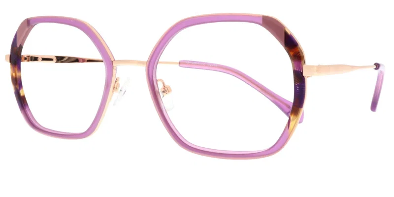 Ramă de ochelari XM 5814 c2 Moonlight auriu-violet, vedere frontală