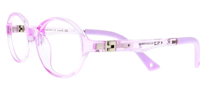Ramă de ochelari copii Success C XS 5763 c5 în culori transparent și violet