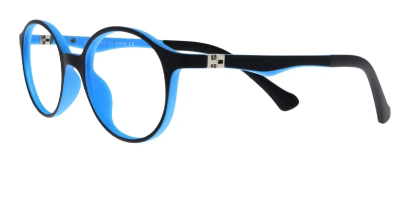 Ramă de ochelari pentru copii CZ XS 5765 c3 Success, negru și albastru