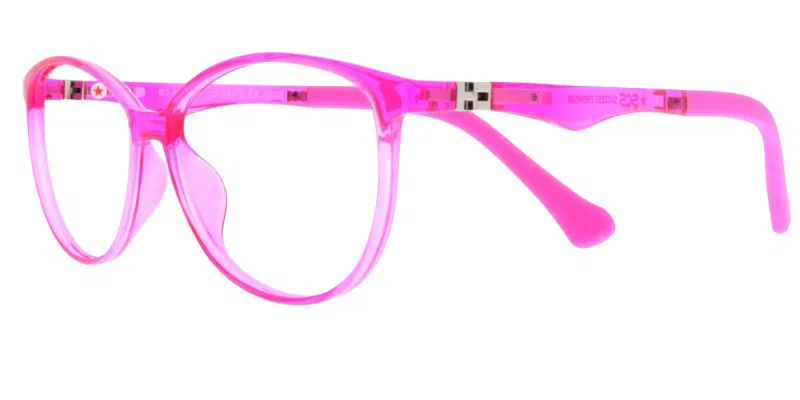 Rame ochelari copii BJ XS 5767 c3 Success roz și transparent, vedere frontală
