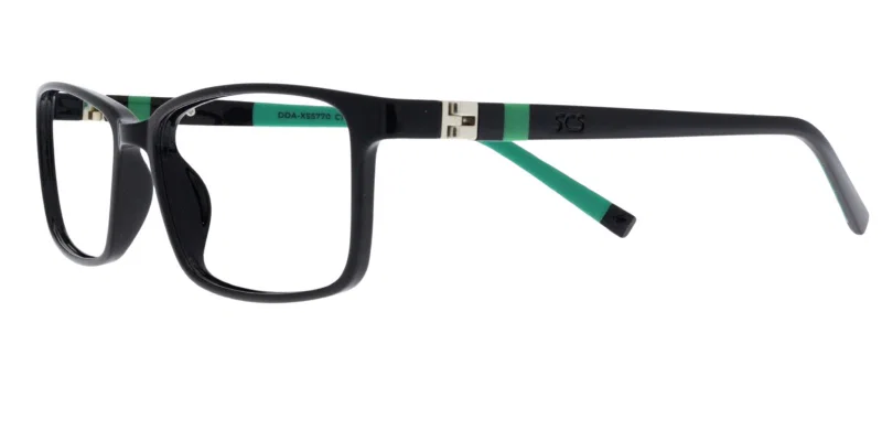 Rame de ochelari copii DDA XS 5770 c1 Success negru și verde