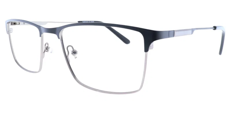 Ramă de ochelari TWP 5445 c2 Prime pentru bărbați, metal, negru și gri