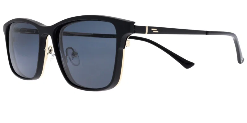 Ramă metalică clip-on GLM 5820 c1 Moonlight, negru și auriu