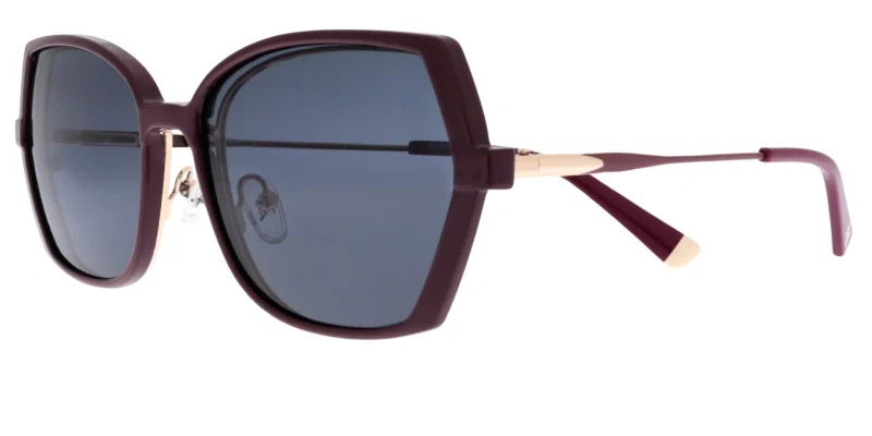 Rama metalică clip-on GLM 5824 c3 Moonlight în culorile claret și auriu