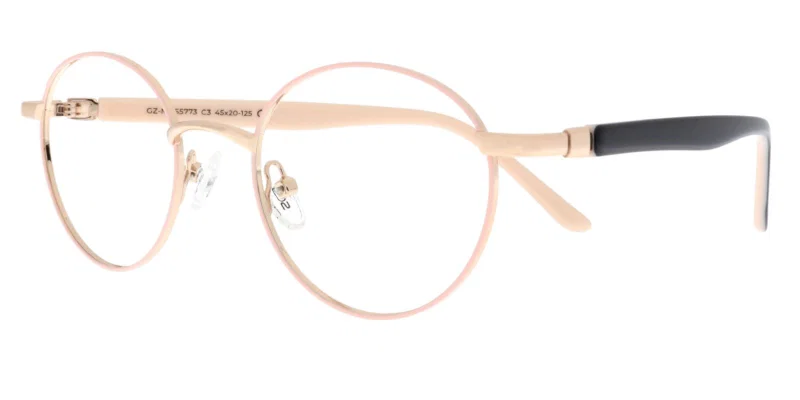 Ramă de ochelari pentru copii GZ MGS 5773 c3 Success în culori beige și gold