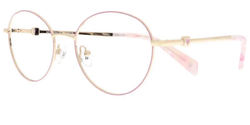 Rame de ochelari pentru copii HS CYS 5776 c1 Success, argintiu și violet, vedere frontală