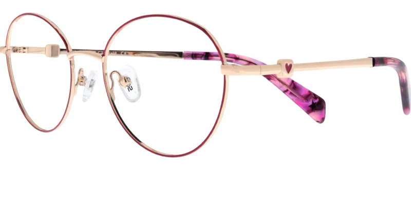 Rame de ochelari pentru copii HS CYS 5776 c2 Success, auriu și roz