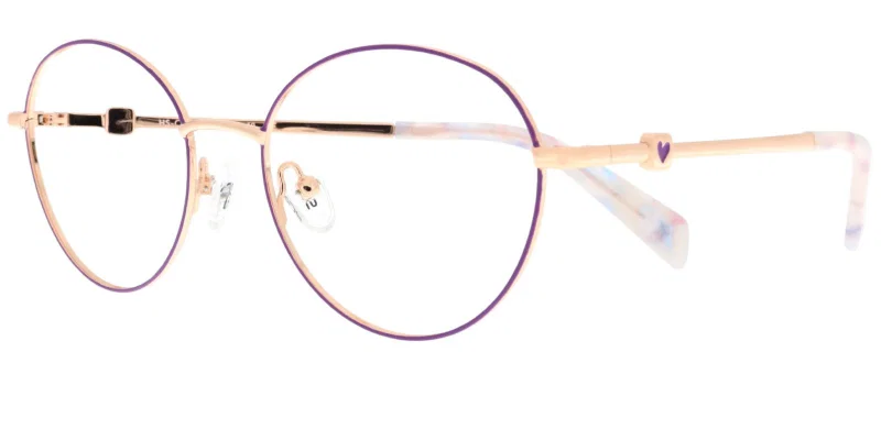 Rame de ochelari pentru copii HS CYS 5776 c3 Success, auriu și violet