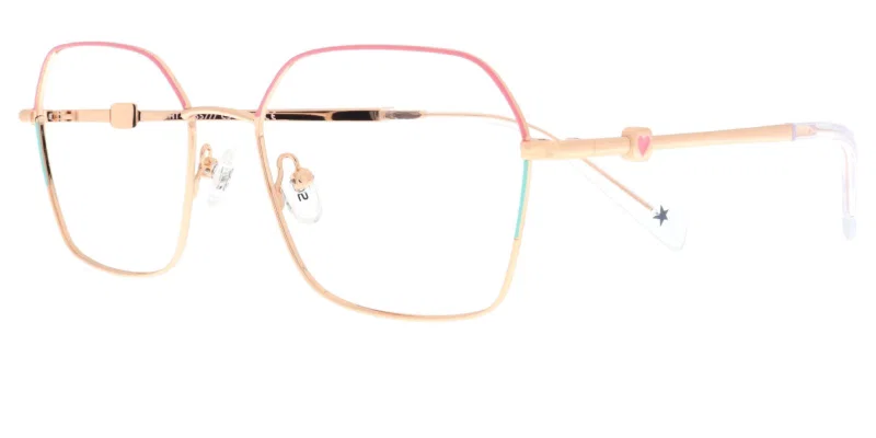 Rame de ochelari pentru copii HT CYS 5777 c3 Success, auriu și roz
