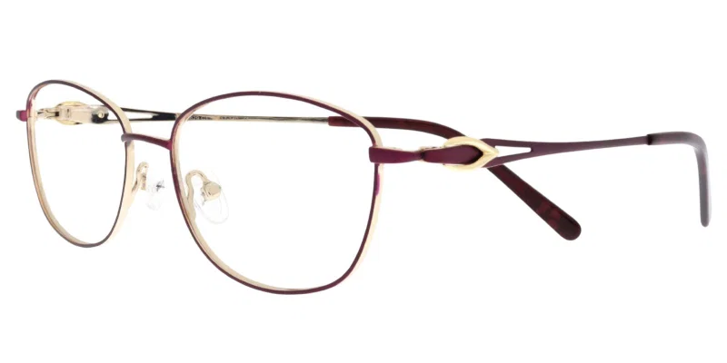 Ramă de ochelari TYM 5829 c1 Moonlight pentru femei, culoare bordo
