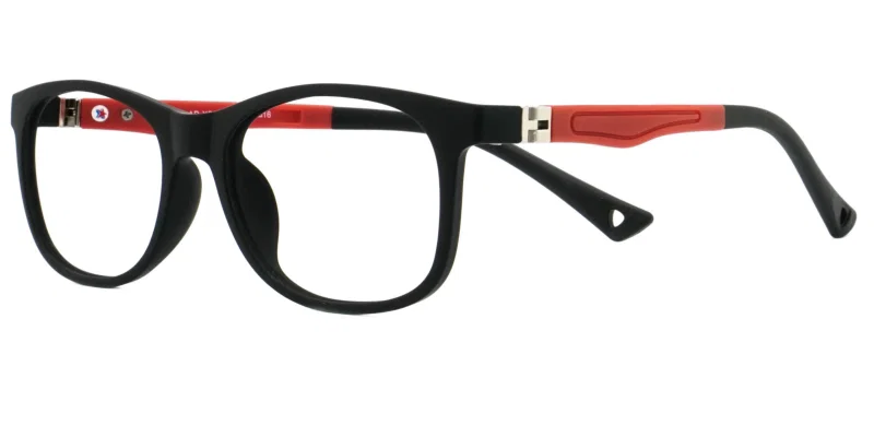 Ramă de ochelari copii AD XS 4710 c4 Success negru și roșu