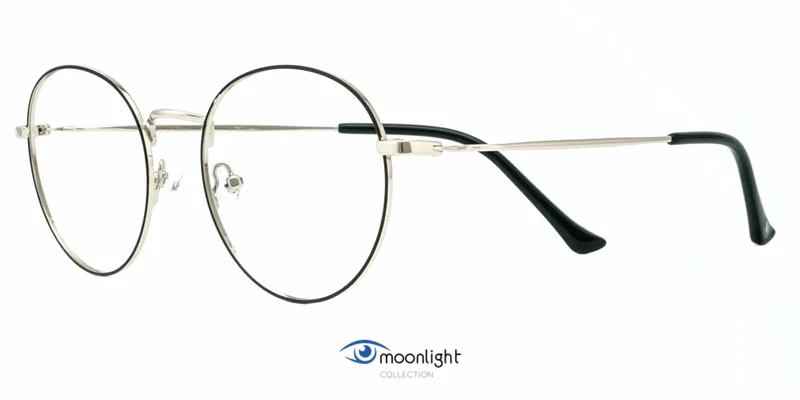 Rame de ochelari DIM 3544 c3 Moonlight, negru și auriu, vedere frontală