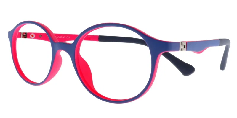 Rame de ochelari pentru copii CZ XS 5747 c5 Success, bleumarin și roz