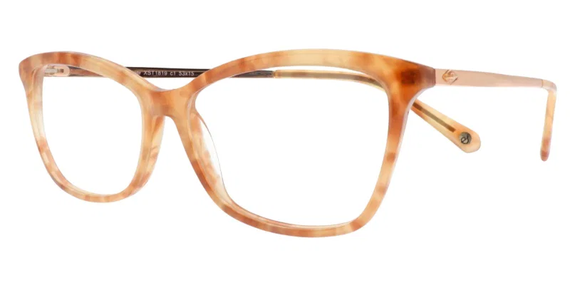 Ramă de ochelari XST 1819 c1 Sonata pentru femei, maro, auriu și transparent