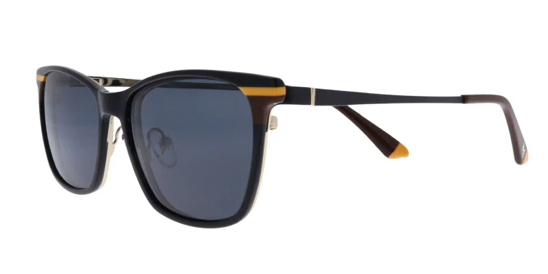 Ramă metalică clip-on GLM 5822 c1 Moonlight, negru și maro